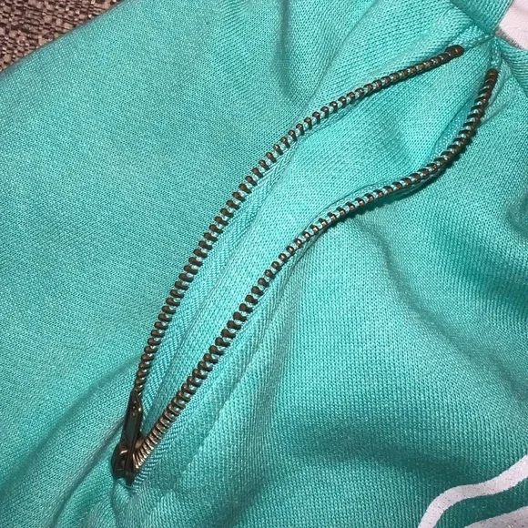 Enza- Teal hooded sweatshirt - Picture 4 of 9